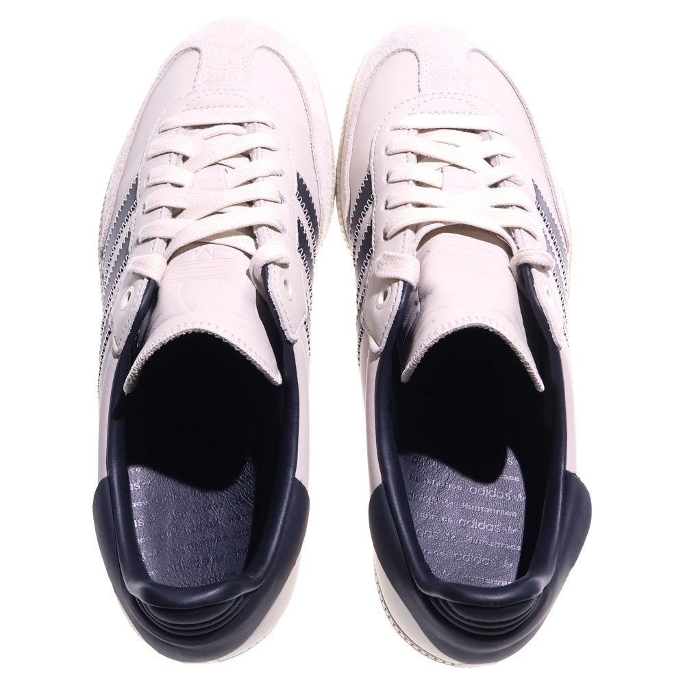 adidas(アディダス) ×PHARRELL WILLIAMS HUMANRACE SAMBA ファレルウィリアムズ ヒューマンレースサンバ ローカットスニーカー ホワイト/グレー US9/27cm ID9065
