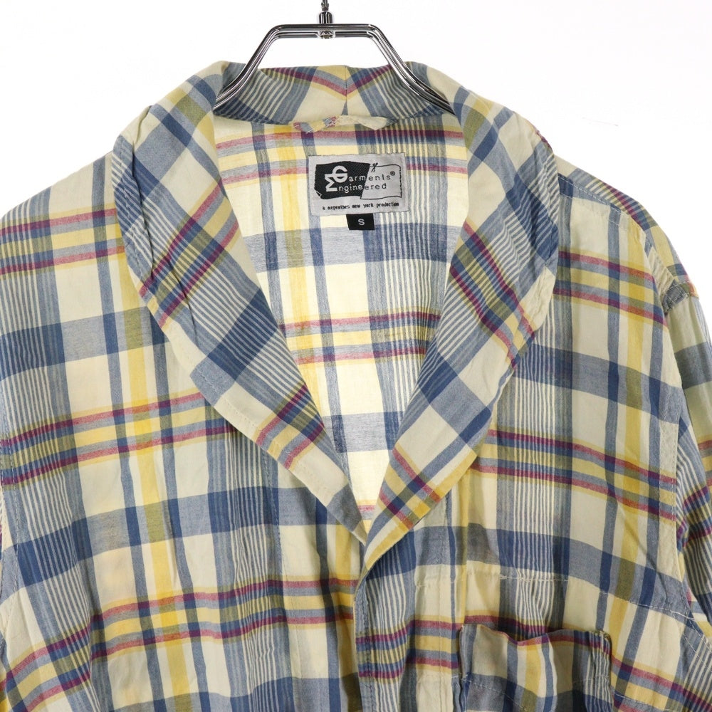 Engineered Garments(エンジニアド ガーメンツ) マドラスチェック コットンガウン 長袖シャツ マルチ