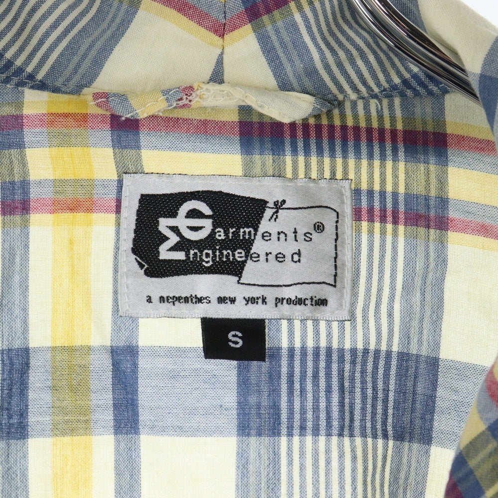 Engineered Garments(エンジニアド ガーメンツ) マドラスチェック コットンガウン 長袖シャツ マルチ