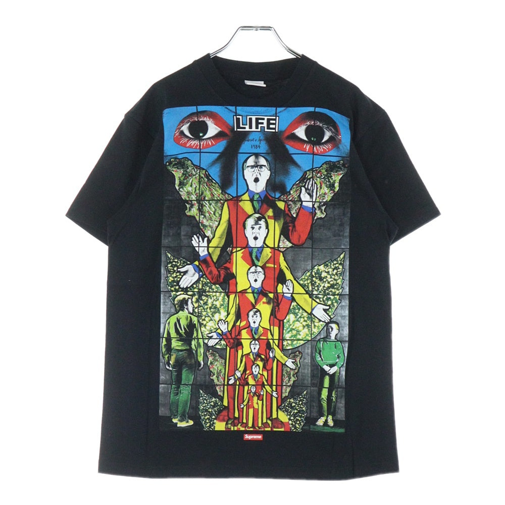 SUPREME(シュプリーム) 19SS Gilbert & George LIFE Tee ギルバート&ジョージプリントTシャツ ブラック