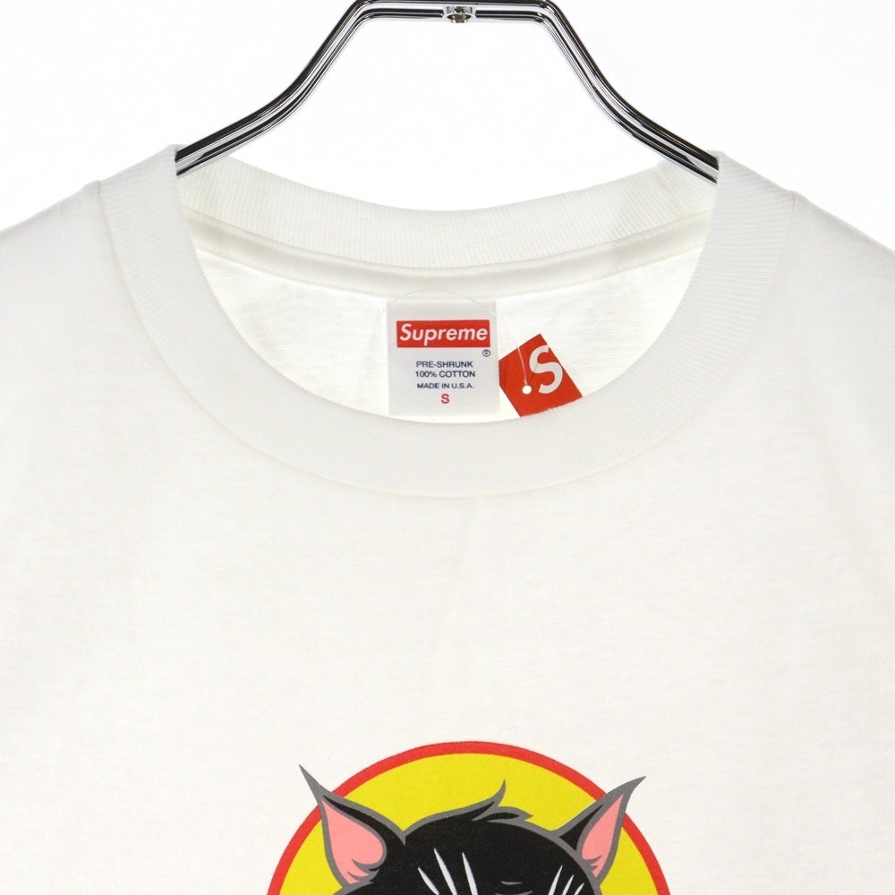 SUPREME(シュプリーム) 20SS Black Cat Tee ブラックキャット 半袖Tシャツ ホワイト