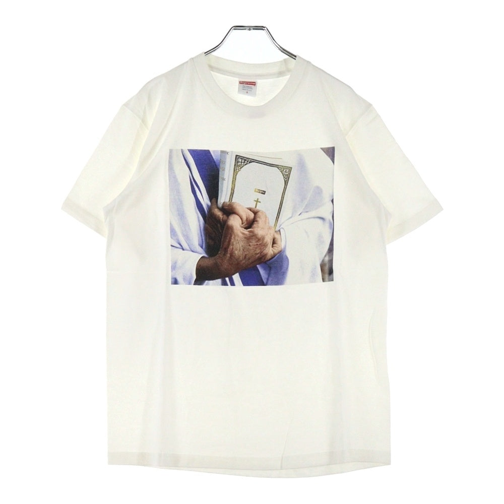SUPREME(シュプリーム) 19AW Bible Tee バイブル 聖書 フォトプリント 半袖Tシャツ ホワイト