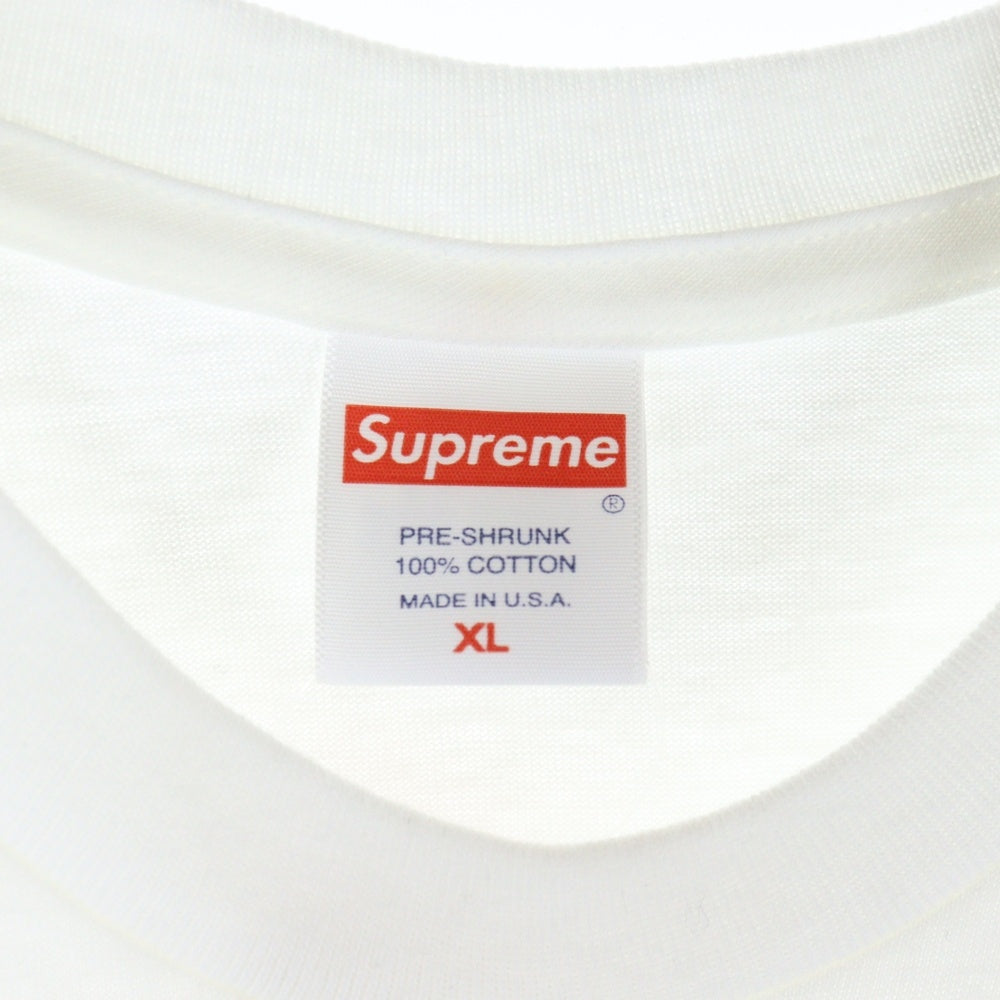 SUPREME(シュプリーム) 19AW New Shit Tee AUTHORIZED DEALER 反転ロゴ プリント 半袖 Tシャツ ホワイト