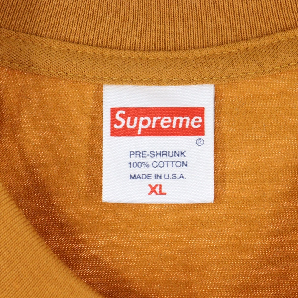 SUPREME(シュプリーム) 19AW Bible Tee バイブル 聖書 フォトプリント 半袖Tシャツ ブラウン