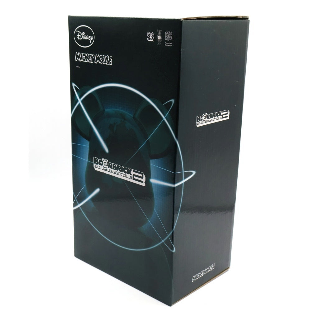 MEDICOM TOY(メディコムトイ) BE@RBRICK WORLD WIDE TOUR 2 MICKEY MOUSE ベアブリック ワールドワイドツアー ミッキー ディズニー フィギュア 400%