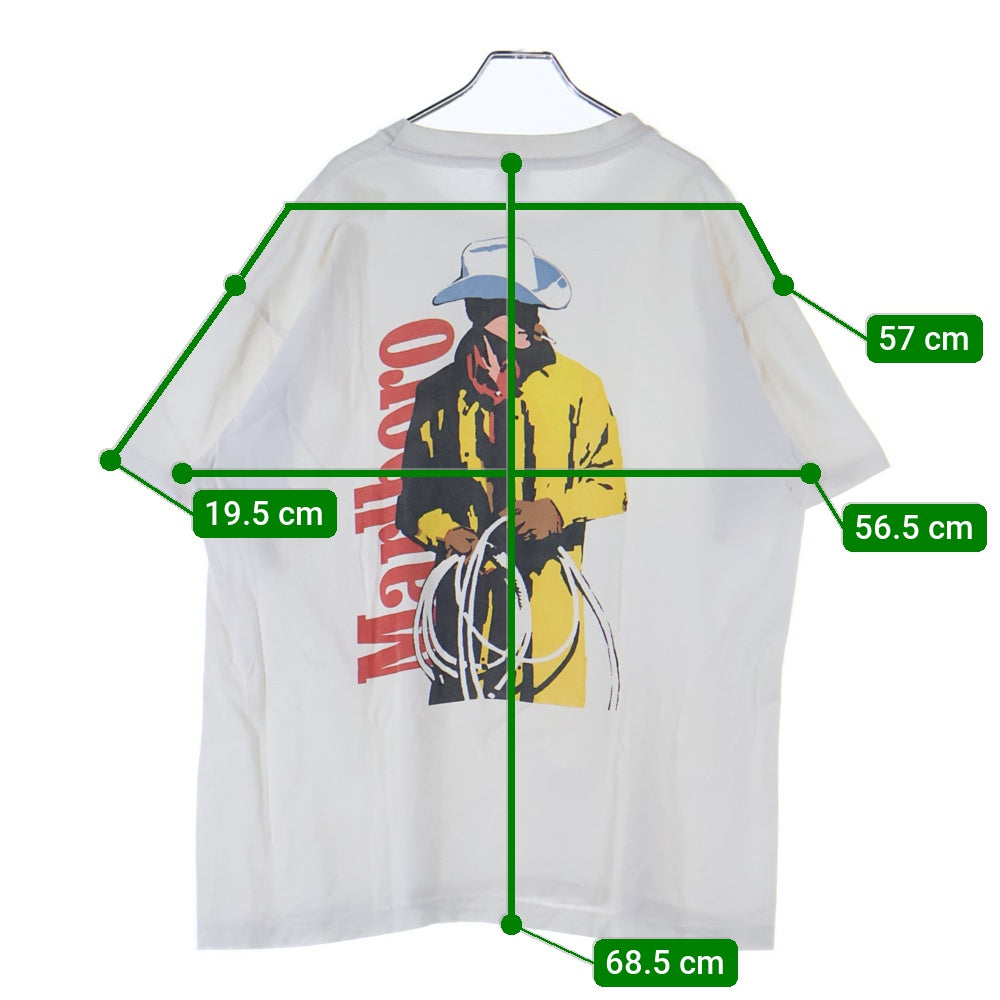 VINTAGE(ヴィンテージ) 90S VINTAGE MARLBORO COWBOY マルボロ カウボーイ バックプリント 半袖Tシャツ カットソー ホワイト
