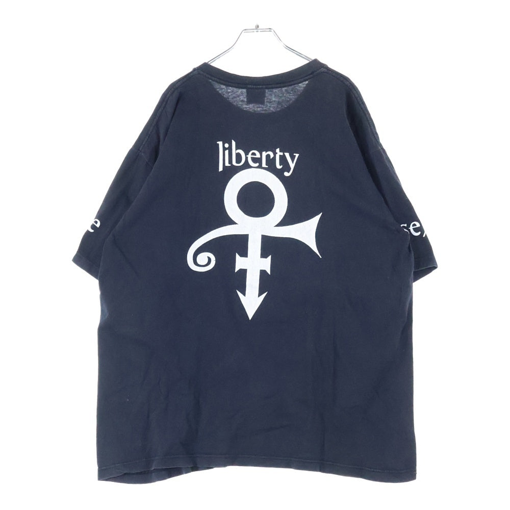 VINTAGE(ヴィンテージ) 90S VINTAGE PRINCE LOVE SYMBOL LOVE SEX LIBERTY ヴィテージ プリンス ラブ シンボル セックス リバーティ 半袖Tシャツ カットソー ブラック