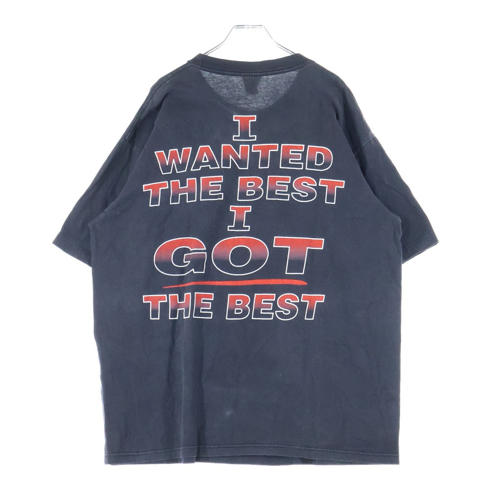 VINTAGE(ヴィンテージ) 90S VINTAGE KISS ALIVE WORLD WIDE TOURE 96 97 キス ワールドワイドツアー プリント 半袖Tシャツ カットソー ブラック