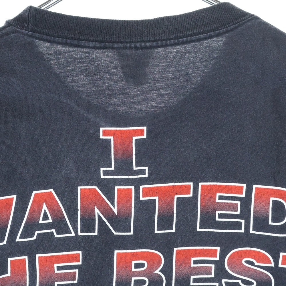 VINTAGE(ヴィンテージ) 90S VINTAGE KISS ALIVE WORLD WIDE TOURE 96 97 キス ワールドワイドツアー プリント 半袖Tシャツ カットソー ブラック