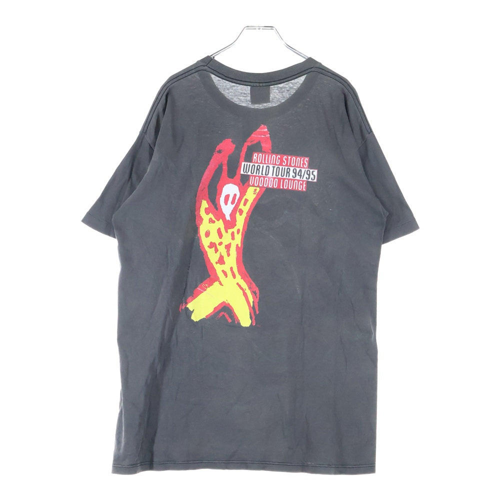 VINTAGE(ヴィンテージ) 90S VINTAGE ROLLING STONES 1994 VOODOO LOUNGE WORLD TOUR ヴィンテージ ローリングストーンズ ヴードゥー ラウンジ ワールドツアー クルーネック 半袖Tシャツ