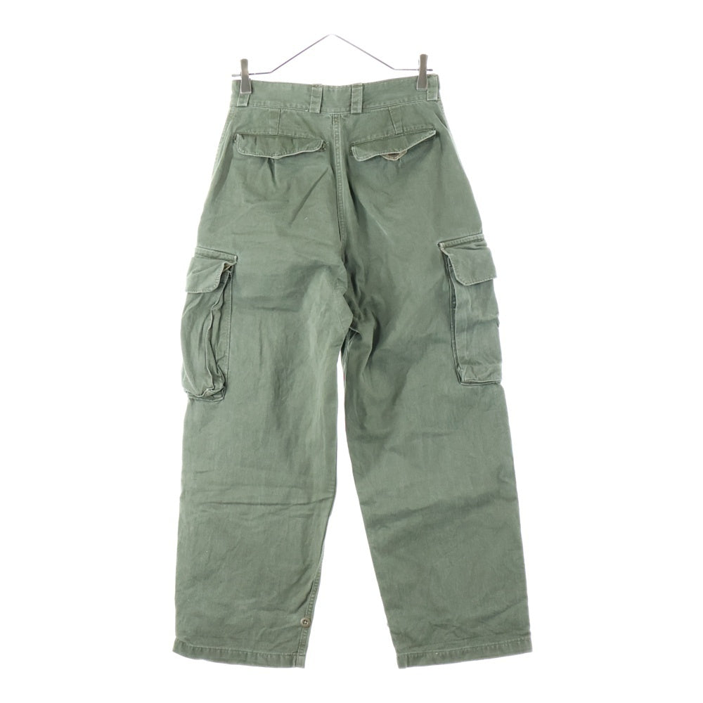 VINTAGE(ヴィンテージ) 60S VINTAGE M-47 後期型 ヘリンボーン ミリタリー カーゴ フィールドパンツ カーキ