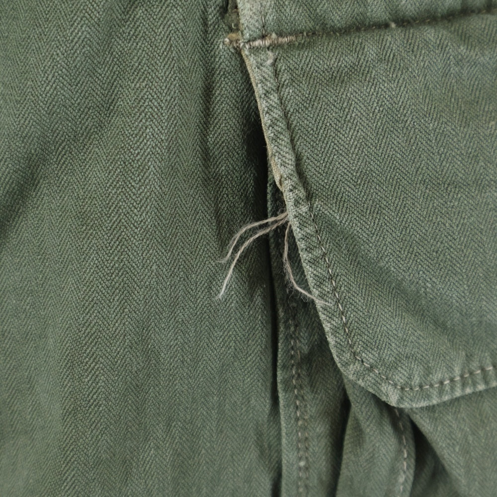 VINTAGE(ヴィンテージ) 60S VINTAGE M-47 後期型 ヘリンボーン ミリタリー カーゴ フィールドパンツ カーキ