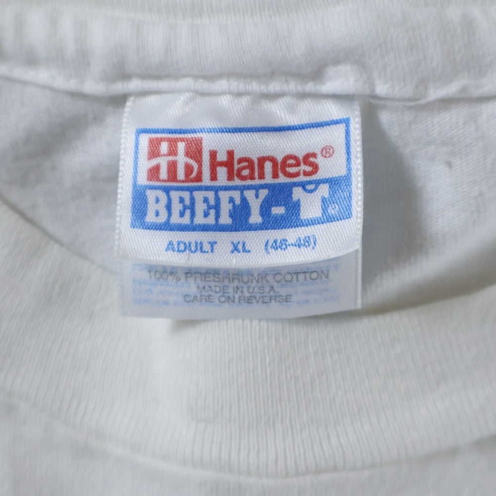 VINTAGE(ヴィンテージ) MICROSOFT Bill GATES RESISTANCE IS FULILE YOU WILL BE ASSIMILATED マイクロソフト ビルゲイツ プリント 半袖Tシャツ カットソー ホワイト