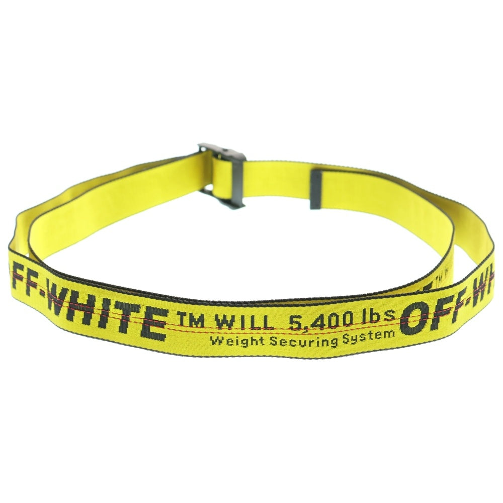 OFF-WHITE(オフホワイト) CLASSIC INDUSTRIAL BELT クラシック インダストリアル ロゴベルト イエロー