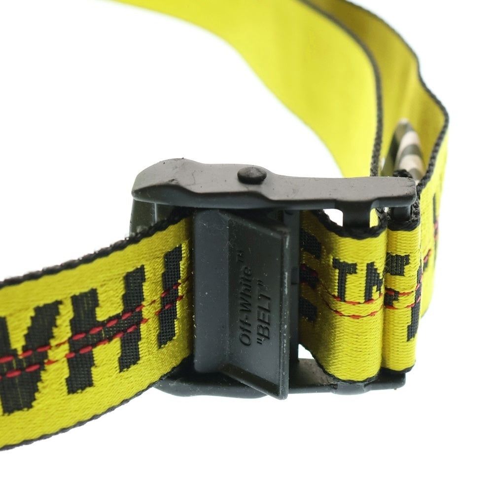 OFF-WHITE(オフホワイト) CLASSIC INDUSTRIAL BELT クラシック インダストリアル ロゴベルト イエロー