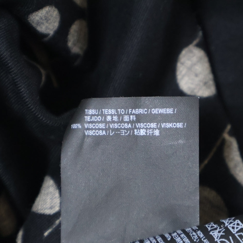 SAINT LAURENT PARIS(サンローランパリ) 16AW ミュージックノート レーヨン 長袖シャツ ブラック 437581 Y325N