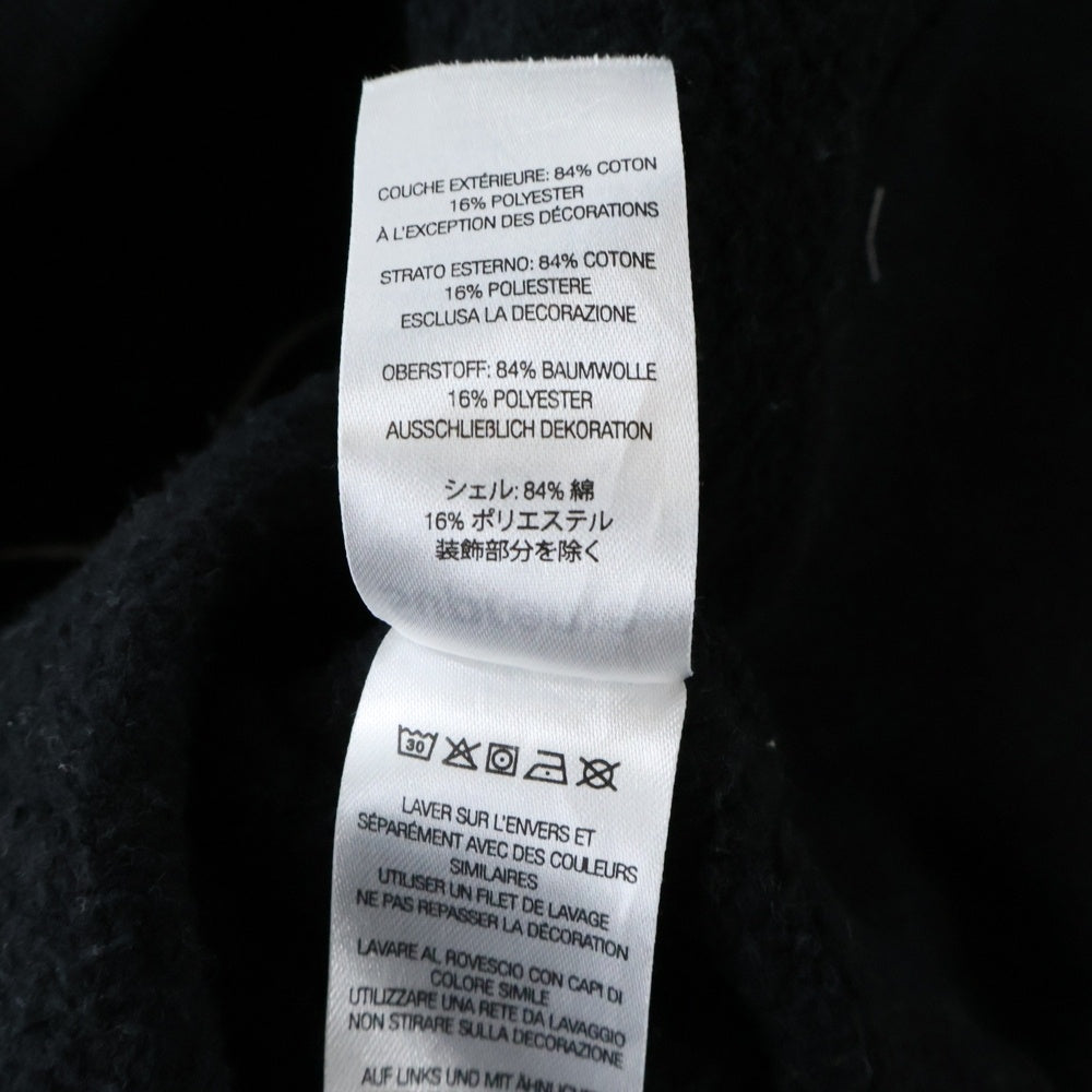 SUPREME(シュプリーム) 22AW Satin Applique Hooded Sweatshirt Mint サテンアップリケ バックロゴスウェット プルオーバーパーカー ブラック