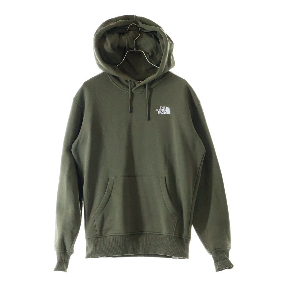 THE NORTH FACE(ザノースフェイス) ロゴエンブロイダリー プルオーバーパーカー スウェットフーディ カーキ BLKX104641