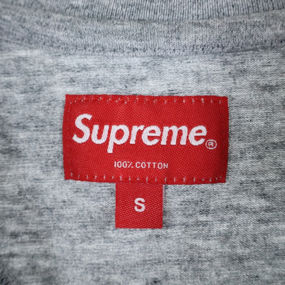 SUPREME(シュプリーム) Small Box Tee スモールボックスロゴ コットン クルーネック 半袖Tシャツ カットソー グレー