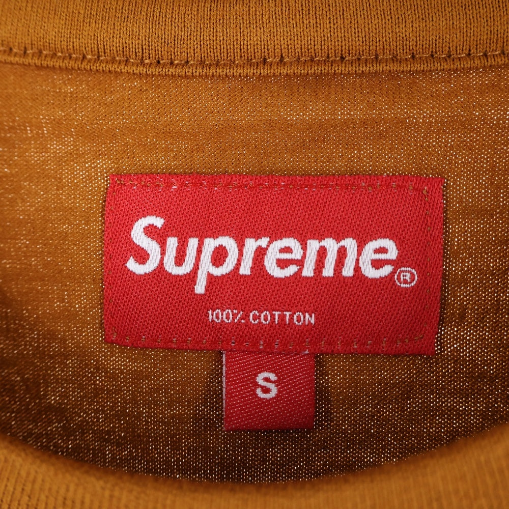 SUPREME(シュプリーム) Small Box Tee スモールボックスロゴ コットン クルーネック 半袖Tシャツ カットソー ブラウン