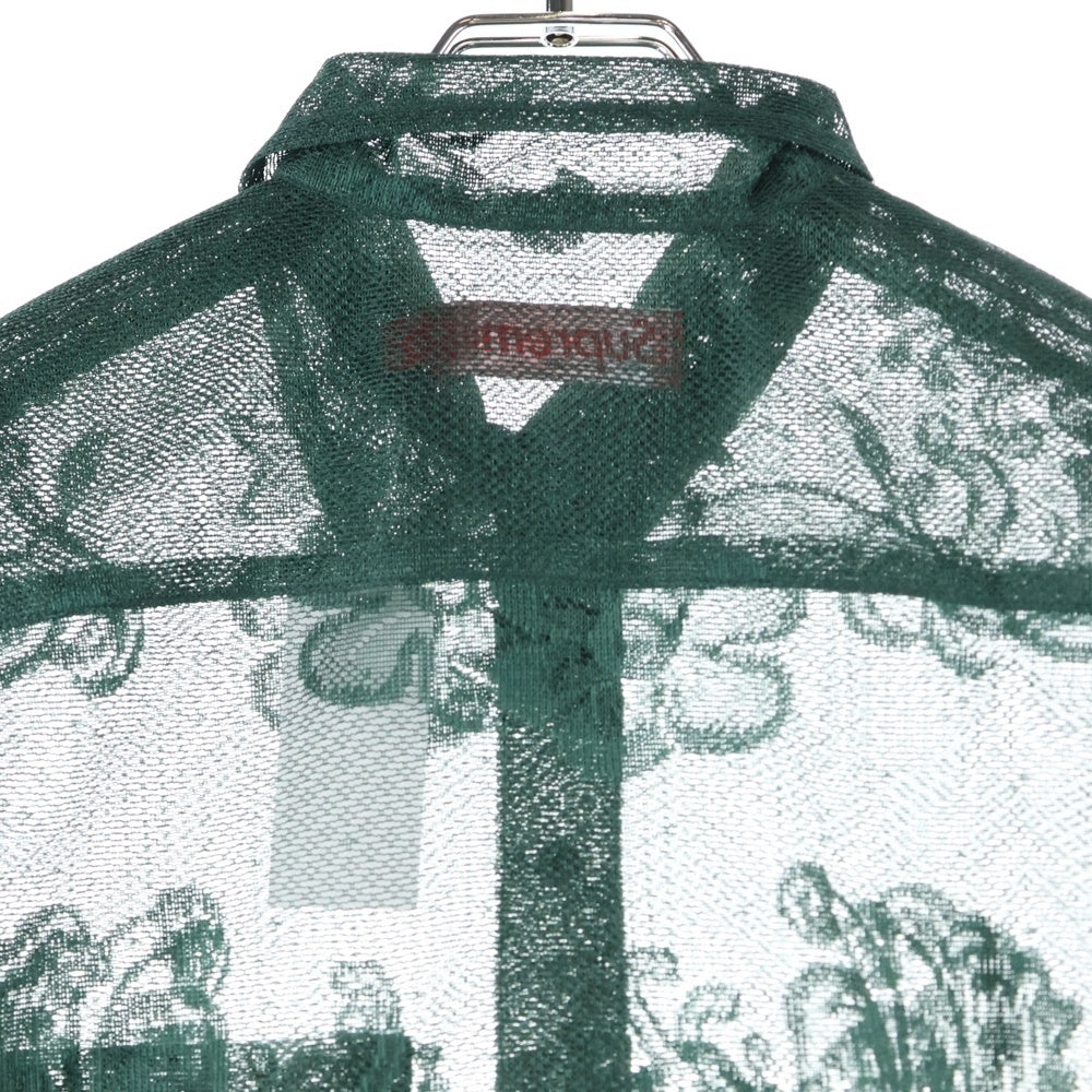 SUPREME(シュプリーム) 25SS Last Supper Lace S/S Shirt ラスト サパー レース 半袖シャツ ダークグリーン