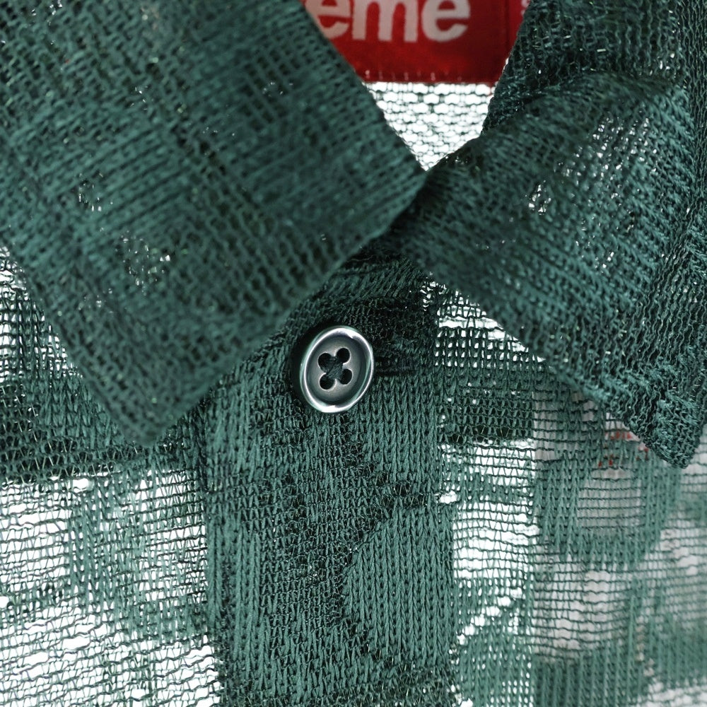 SUPREME(シュプリーム) 25SS Last Supper Lace S/S Shirt ラスト サパー レース 半袖シャツ ダークグリーン