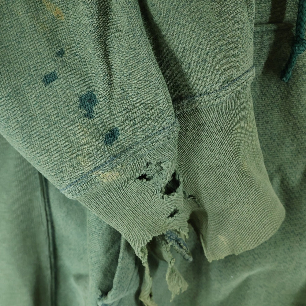 CHAMPION(チャンピオン) 90S VINTAGE リバースウィーブ スウェット プルオーバーパーカー グリーン