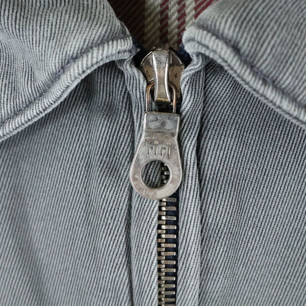 RRL(ダブルアールエル) 90S VINTAGE USA製 FLANNEL LINER WORK JACKET フランネル ライナー ジップアップ ワーク ジャケット グレー