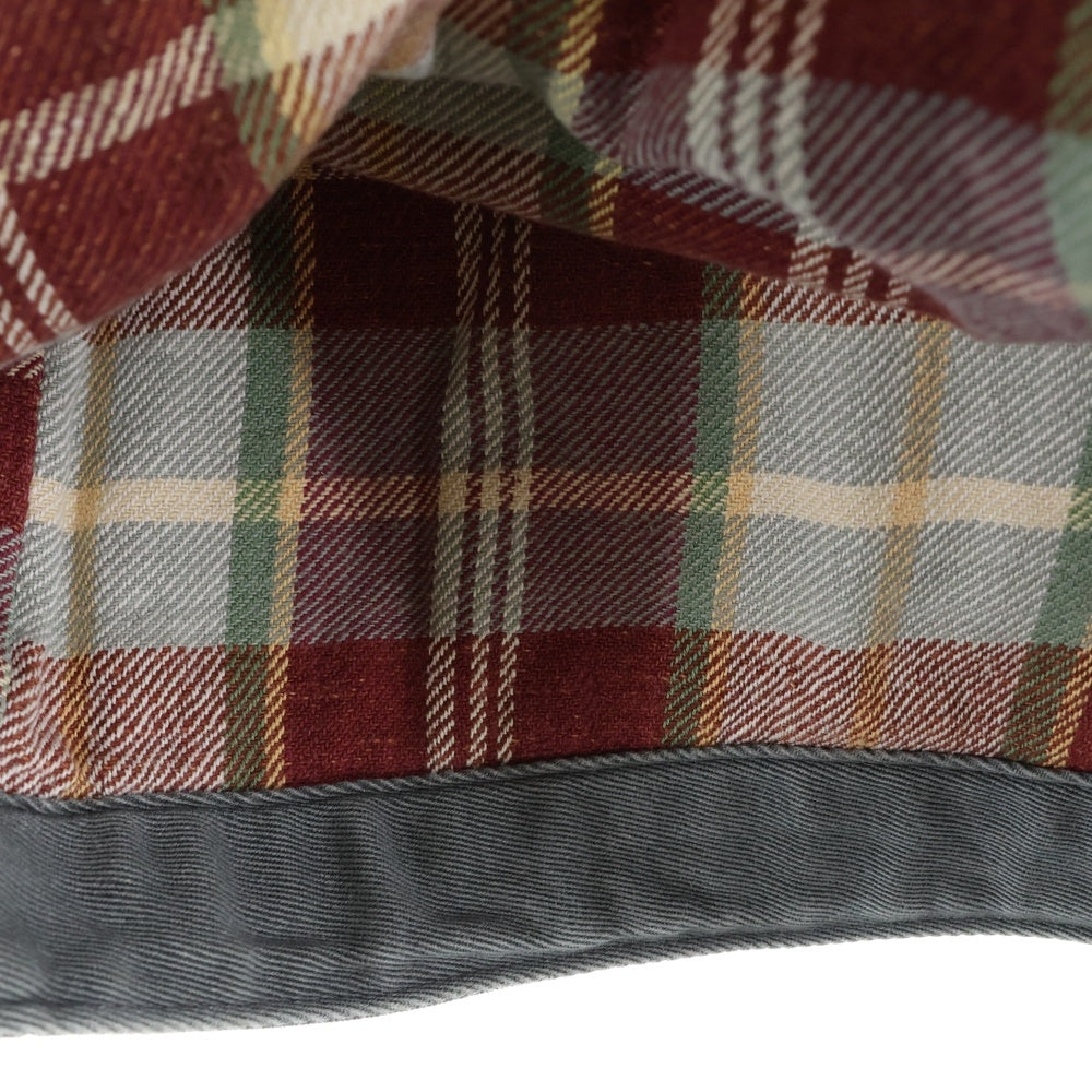 RRL(ダブルアールエル) 90S VINTAGE USA製 FLANNEL LINER WORK JACKET フランネル ライナー ジップアップ ワーク ジャケット グレー