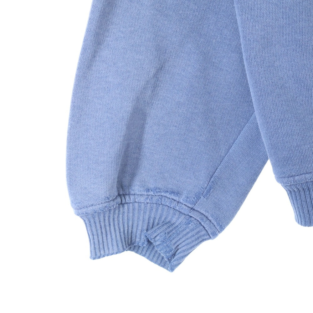 STUSSY(ステューシー) 80S VINTAGE OLD ヴィンテージ オールド ロゴ刺繍 クルーネック スウェット トレーナー ブルー