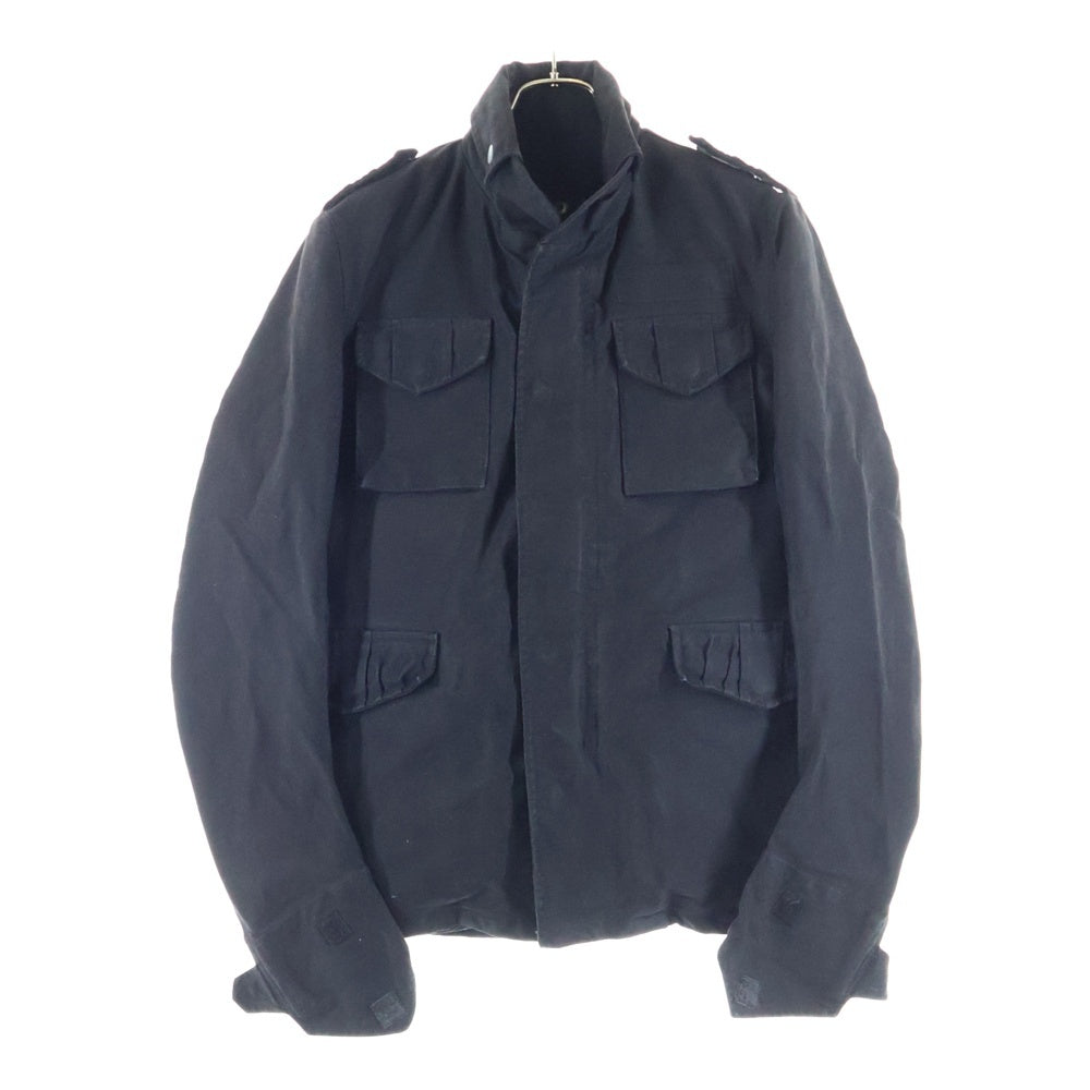 attack the mind 7(アタックザマインドセブン) M-65型 ライナー付き マルチポケット ミリタリージャケット ブラック ML-701