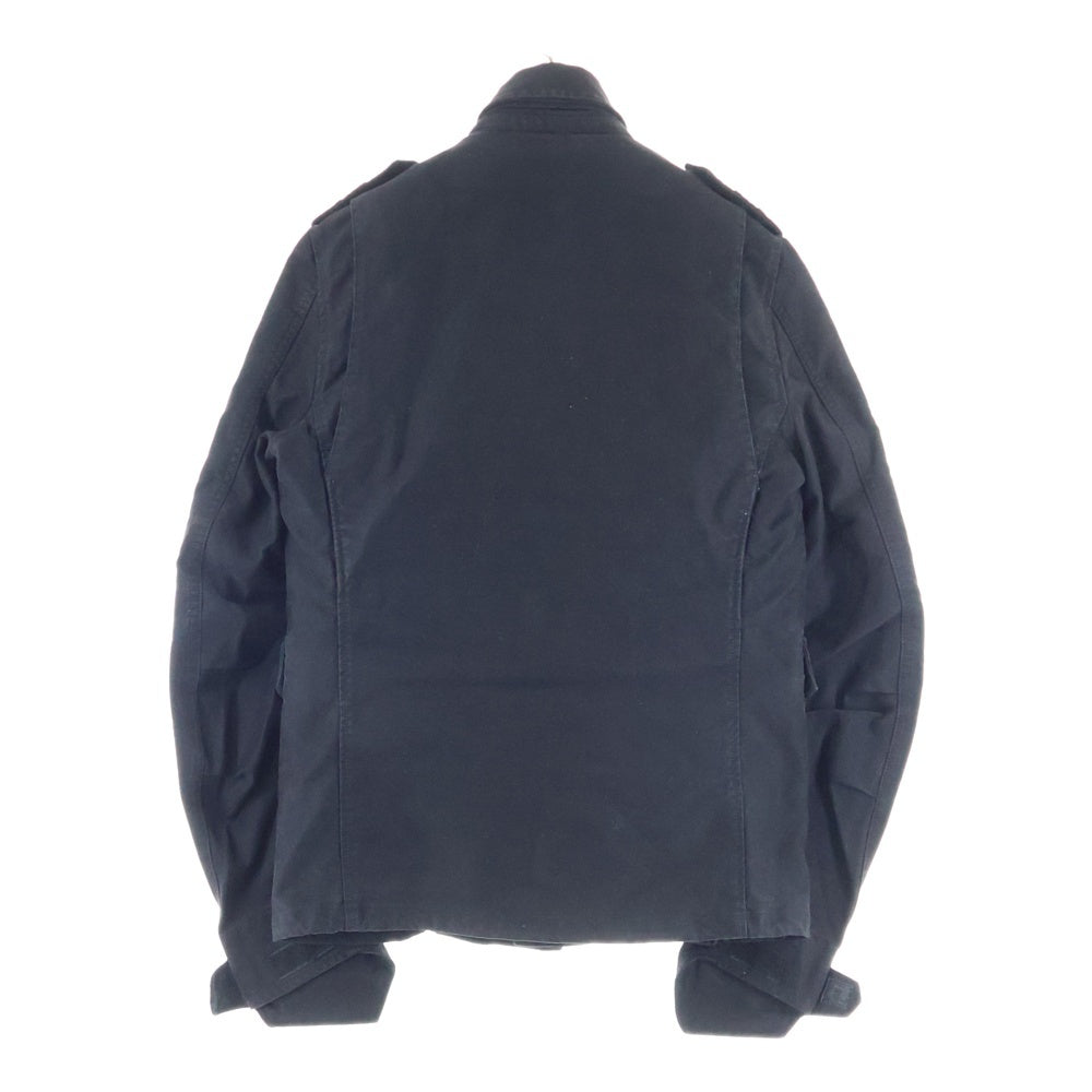 attack the mind 7(アタックザマインドセブン) M-65型 ライナー付き マルチポケット ミリタリージャケット ブラック ML-701