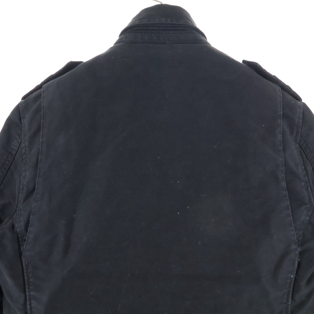 attack the mind 7(アタックザマインドセブン) M-65型 ライナー付き マルチポケット ミリタリージャケット ブラック ML-701