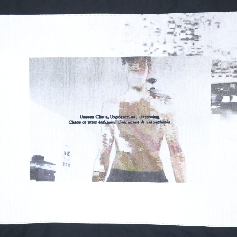 JULIUS(ユリウス) 19SS バックプリント オープンカラー ボックス 半袖シャツ ブラック 657SHM3-P