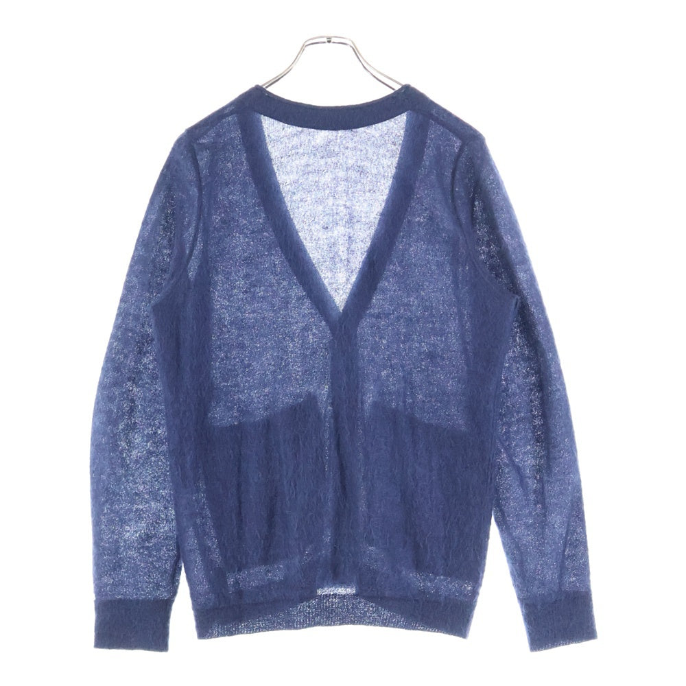 BACK LASH(バックラッシュ) モヘア混 5B ニットカーディガン ネイビー K743-02