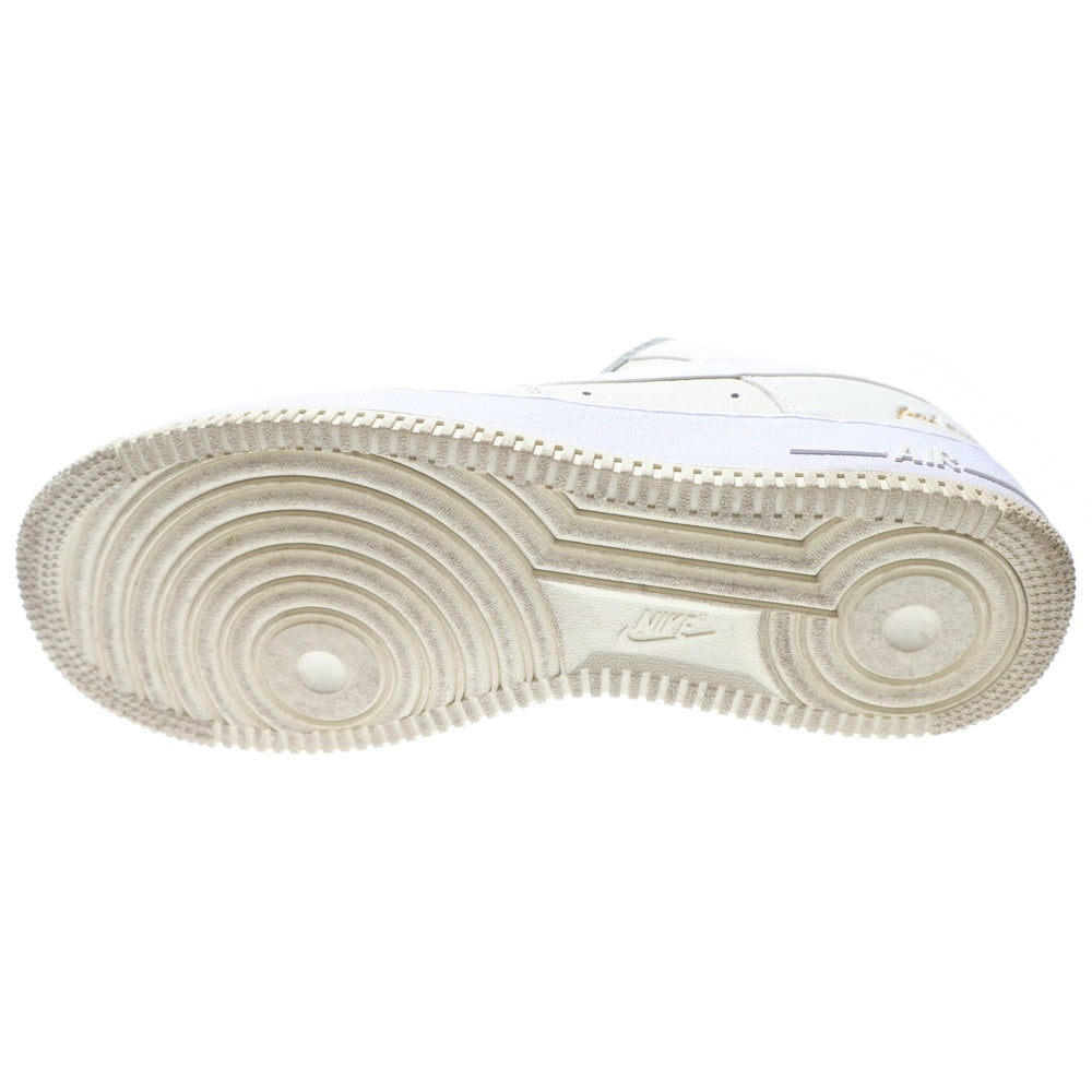 NIKE(ナイキ) AIR FORCE 1 '07 PRM EMB POPCORN エアフォース 1 ロー ポップコーン ローカットスニーカー アイボリー US9/27cm CW2919-100