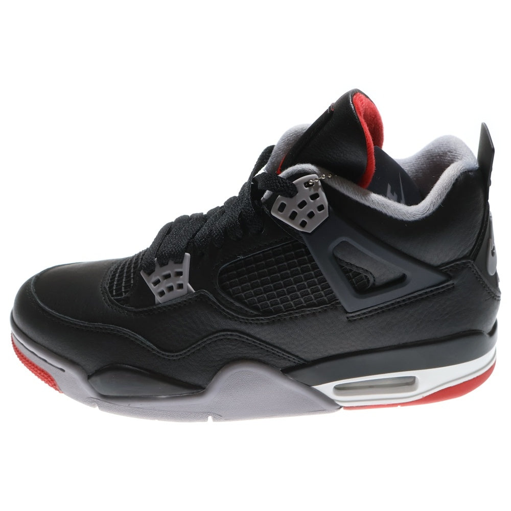 NIKE(ナイキ) AIR JORDAN 4 RETRO BRED REIMAGINED エアジョーダン レトロ ブレッドリイマジンド ハイカットスニーカー ブラック/レッド US9/27cm FV5029-006