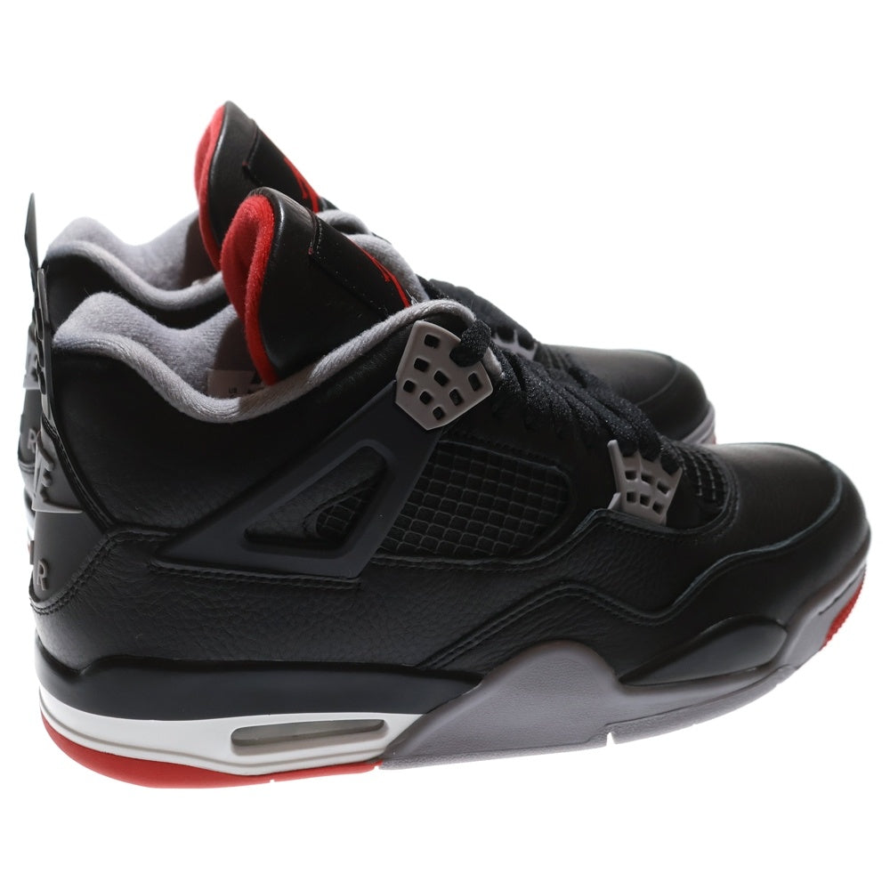 NIKE(ナイキ) AIR JORDAN 4 RETRO BRED REIMAGINED エアジョーダン レトロ ブレッドリイマジンド ハイカットスニーカー ブラック/レッド US9/27cm FV5029-006