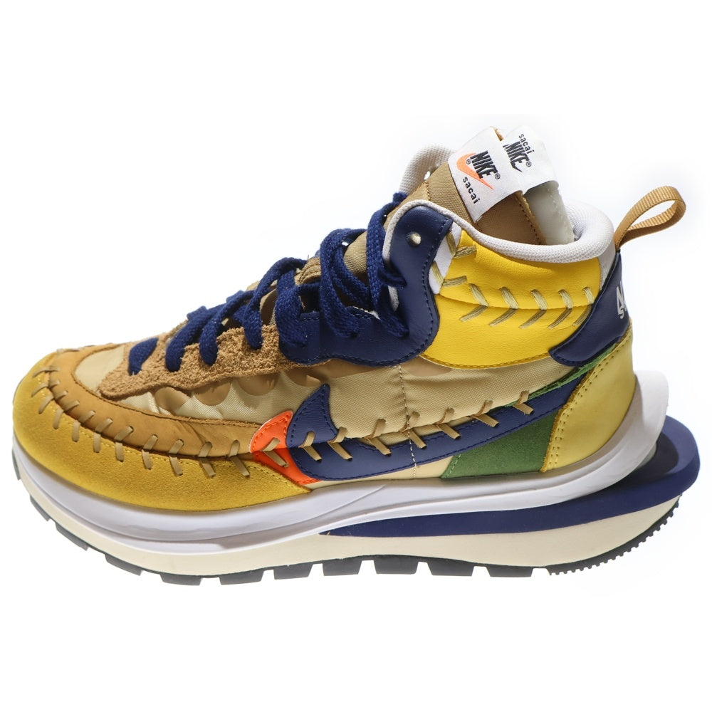 NIKE(ナイキ) ×Jean-Paul Gaultier ×sacai VAPORWAFFLE SESAME/MULTI COLOR ジャンポール サカイ ゴルチエ ヴェイパーワッフル ミッドカットスニーカー US9/27.5cm DH9186-200