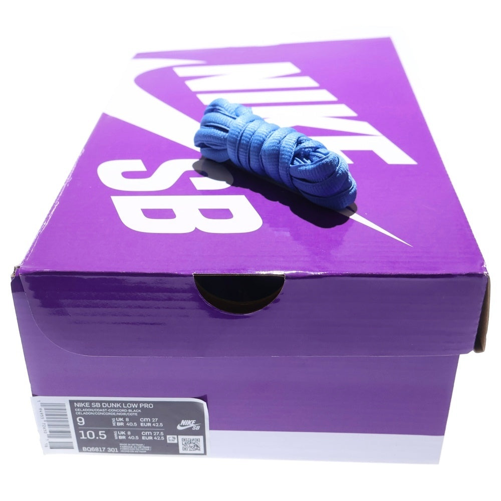 NIKE SB(ナイキエスビー) DUNK LOW PRO CELADON ダンクロー セラドン ローカットスニーカー グレー/ブルー US9/27cm BQ6817-301