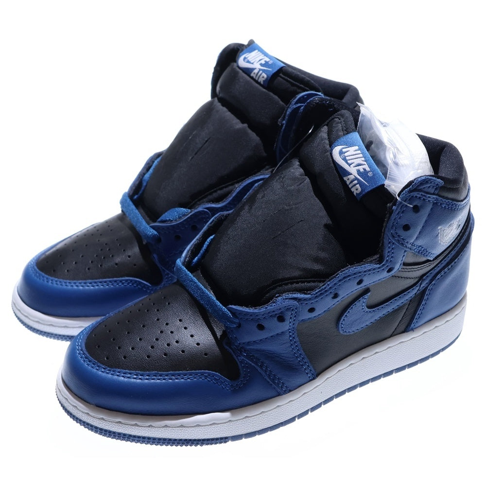 NIKE(ナイキ) AIR JORDAN 1 RETRO HIGH OG GS Dark Marina Blue エアジョーダン1 ダークマリーナブルー ハイカットスニーカー レディース US5Y/23.5cm 575441-404