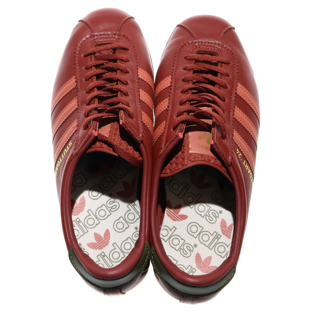 adidas(アディダス) STUTTGART 24 シュトゥットガルト レザー ローカットスニーカー ブラウン US9.5/27.5cm IH4786