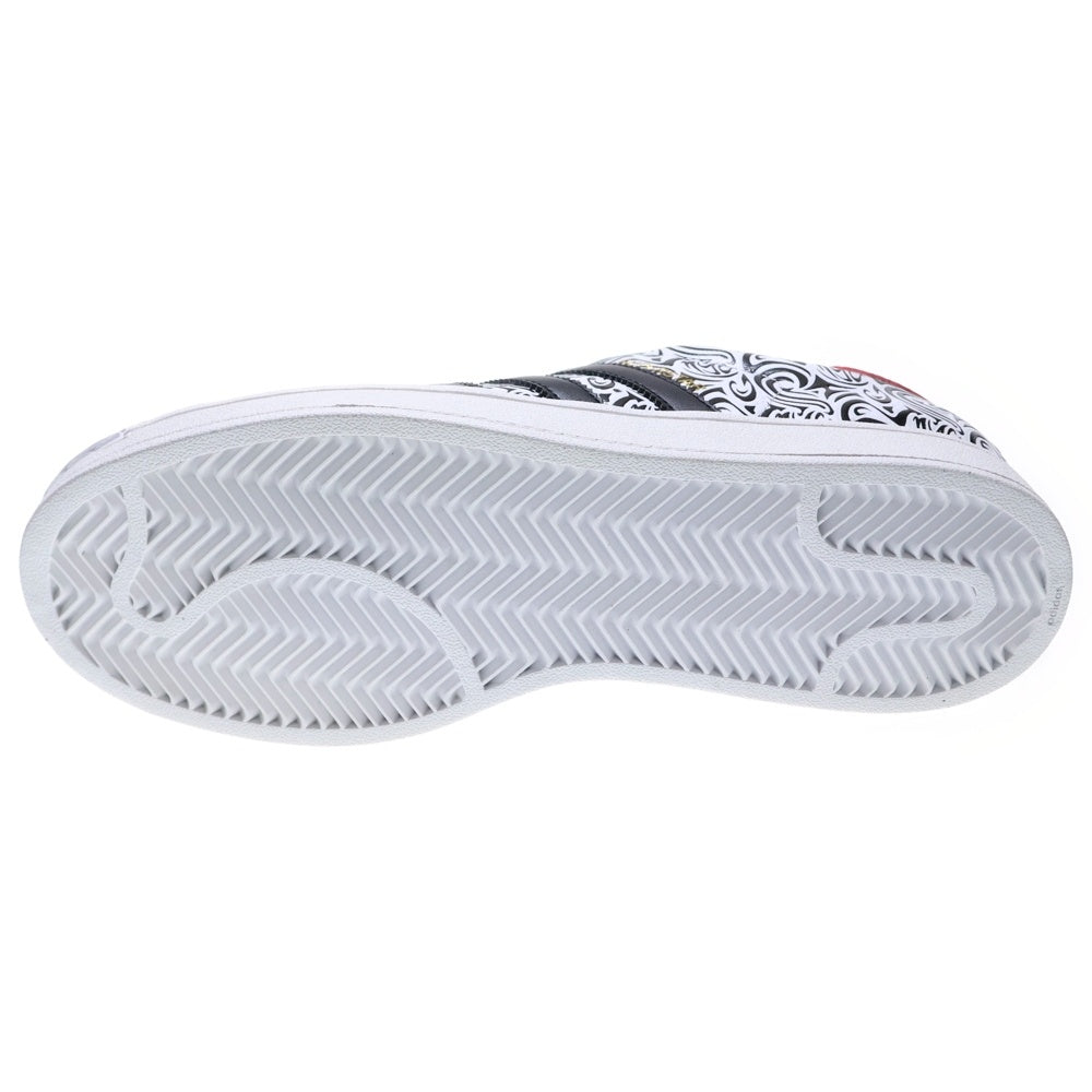 adidas(アディダス) ×SNIPES USA SUPERSTAR 2 スナイプスUSA スーパースター ローカットスニーカー ホワイト/ブラック US9.5/27.5cm JQ6116