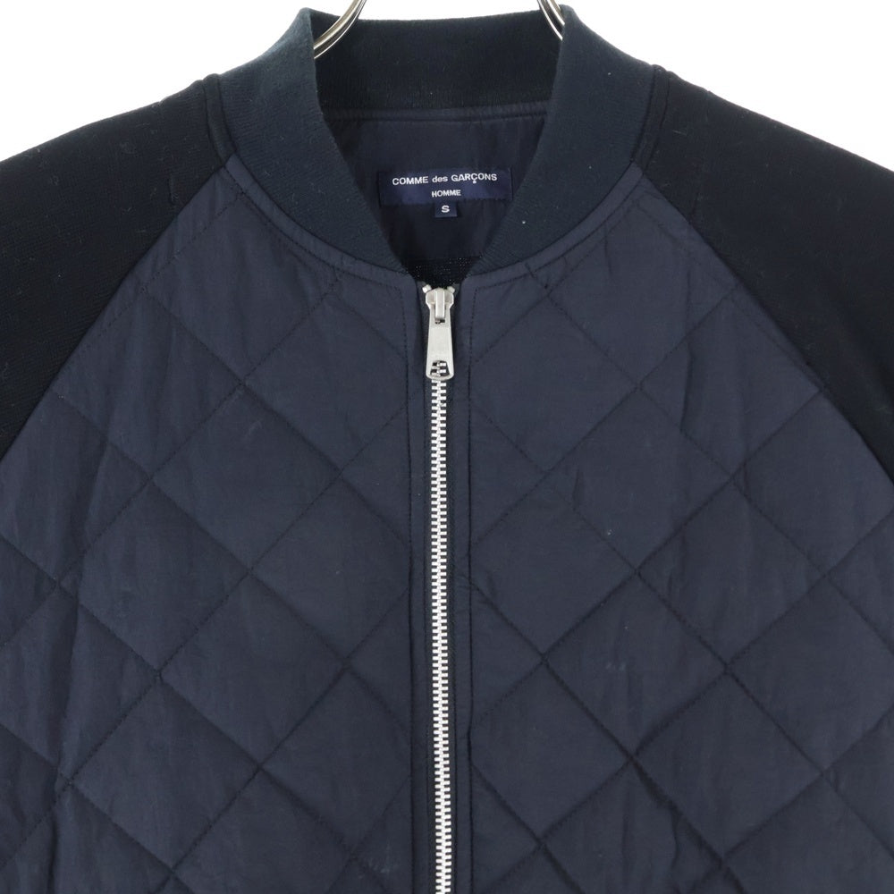 COMME des GARCONS HOMME(コムデギャルソンオム) 23AW ナイロン キルティング ジャケット ブルゾン ブラック AD2023 HL-T023