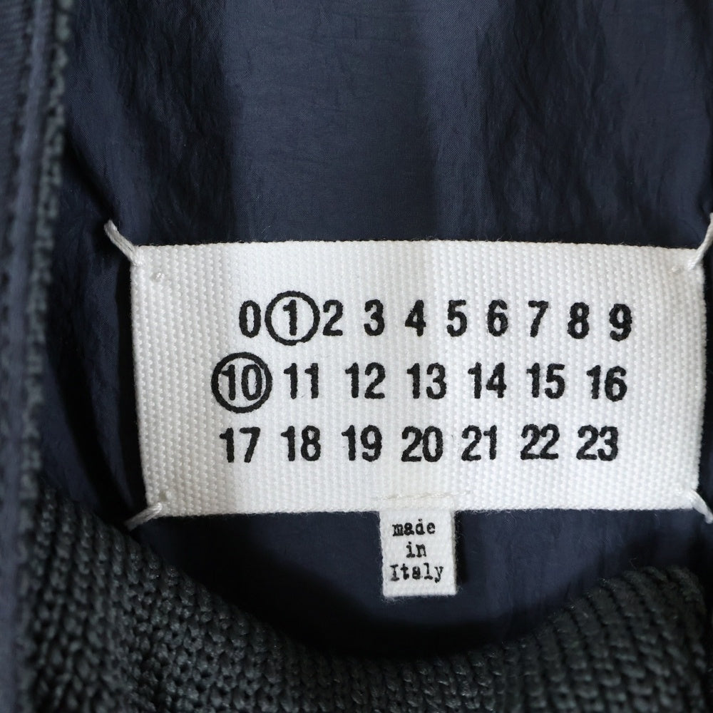 Maison Margiela 1 10(メゾンマルジェラ 1 10) 24SS SPORTS JACKET ナイロン ヨーク スポーツ ジャケット ブラック S50AM0603 S53735