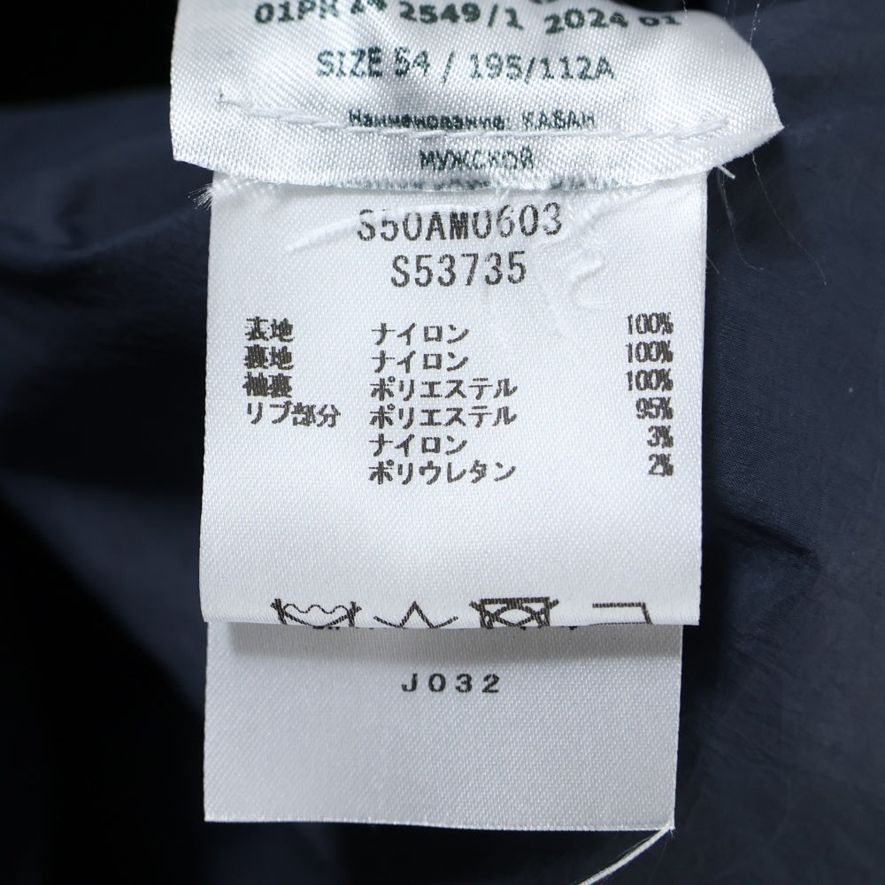 Maison Margiela 1 10(メゾンマルジェラ 1 10) 24SS SPORTS JACKET ナイロン ヨーク スポーツ ジャケット ブラック S50AM0603 S53735