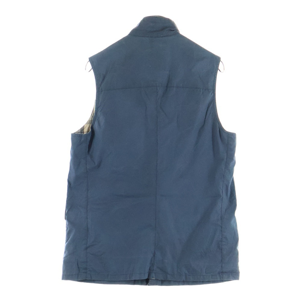 Barbour(バブアー) フロントボタン チェックライニング カーゴベスト ブラック MWX0520NY51