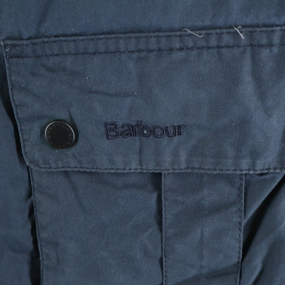 Barbour(バブアー) フロントボタン チェックライニング カーゴベスト ブラック MWX0520NY51