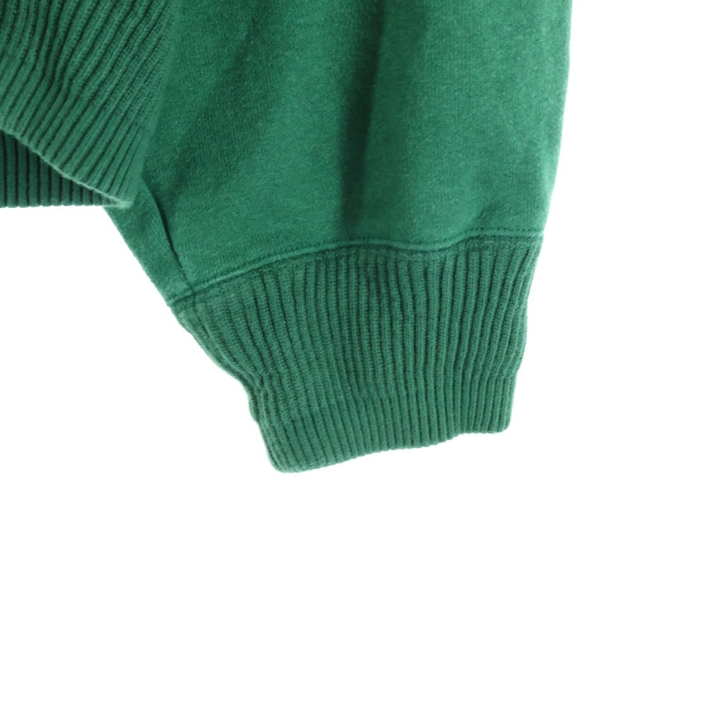 HOMELESS TAILOR(ホームレステイラー) 22AW STANFIELD TOP フロントポケット Vネック スウェットトレーナー グリーンHTK-22 AW-010