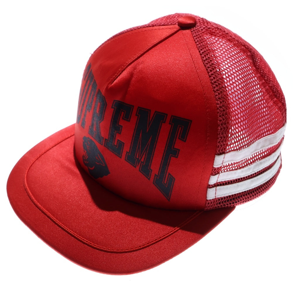 SUPREME(シュプリーム) 10SS Puma 5 Panel Cap フロントロゴ 5パネル メッシュキャップ レッド
